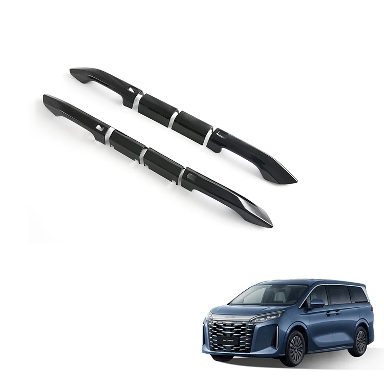 Car Accessories for BYD Xia M9 Handle Cover ABS Carbon Fiber Pattern Door Handle Bowl New Energy Vehicle Exterior Accessory