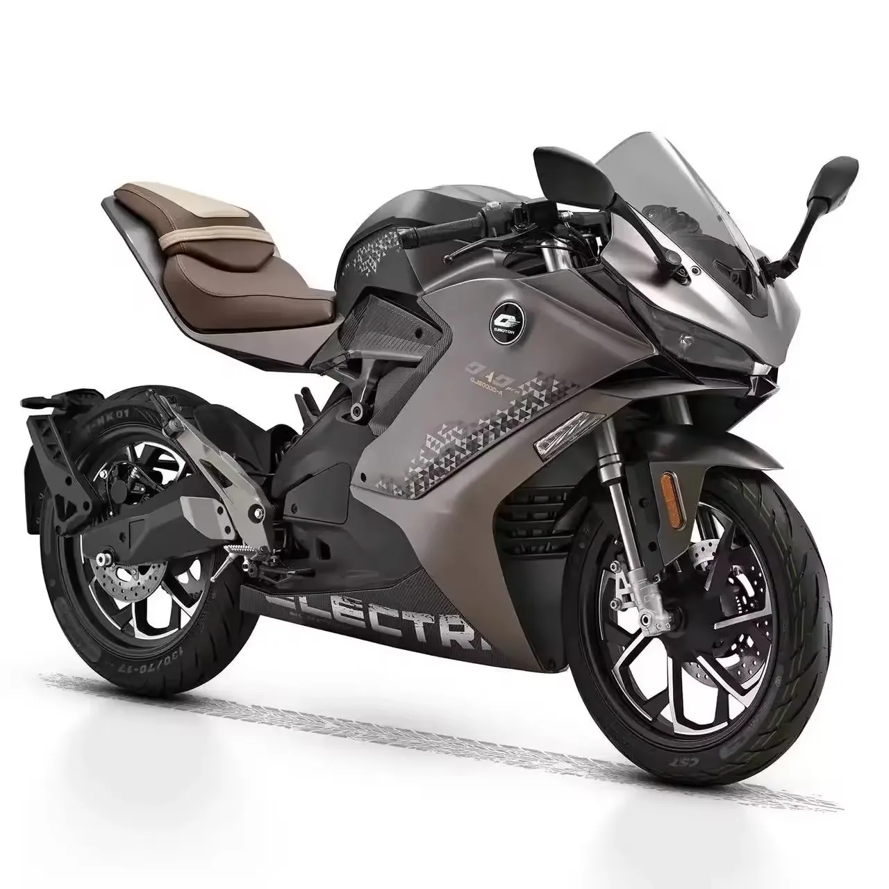 Intelligent QJ Adult Electric Motorcycle High-speed Medium-sized 72V Lithium-ion High-power Racing Sports Car