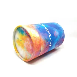 Custom design mini eco friendly kraft paper deodorant stick container lip balm tube twist push up lip stick paper tube