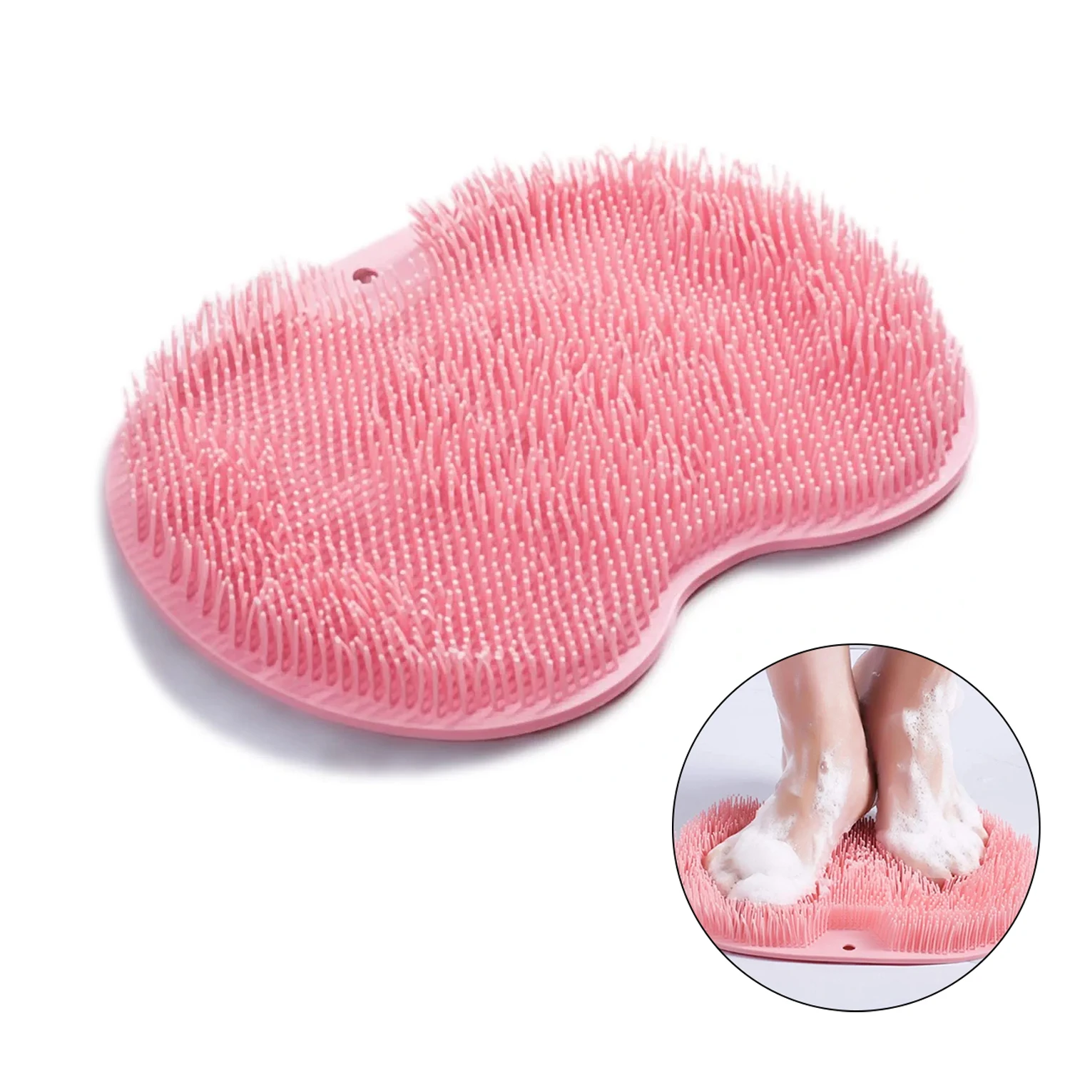 Foot care cleaner remove dead skin mat bath exfoliating back scrubber ...