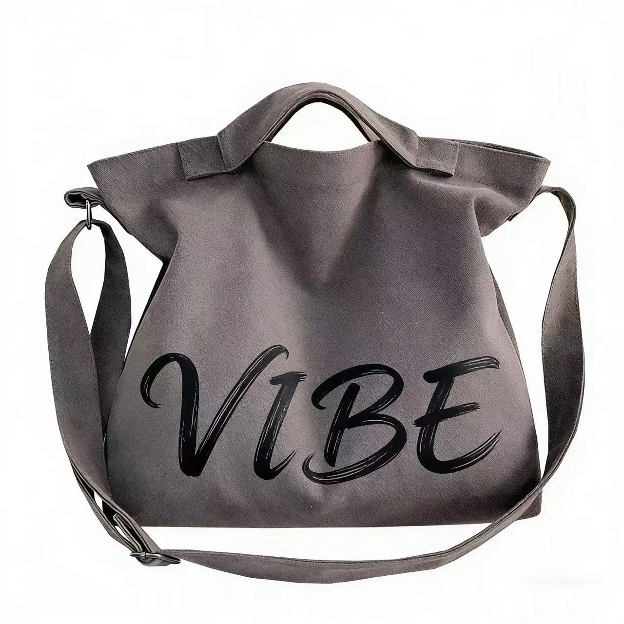 Large Multifunctional Canvas Tote Bag for College Girls - Stylish 