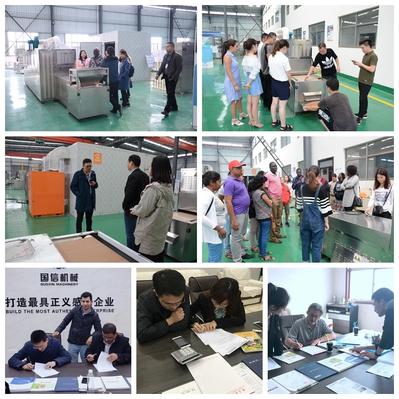 20 kw Clove Tunnel Type Microwave Drying Machine