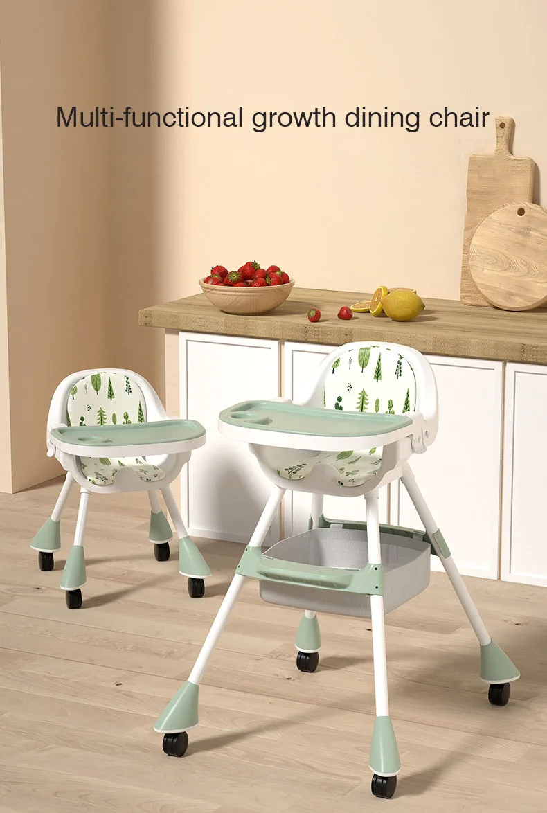 Wholesale Folding Kids Baby Eat High Dining Chair Sitting Plastic Easy