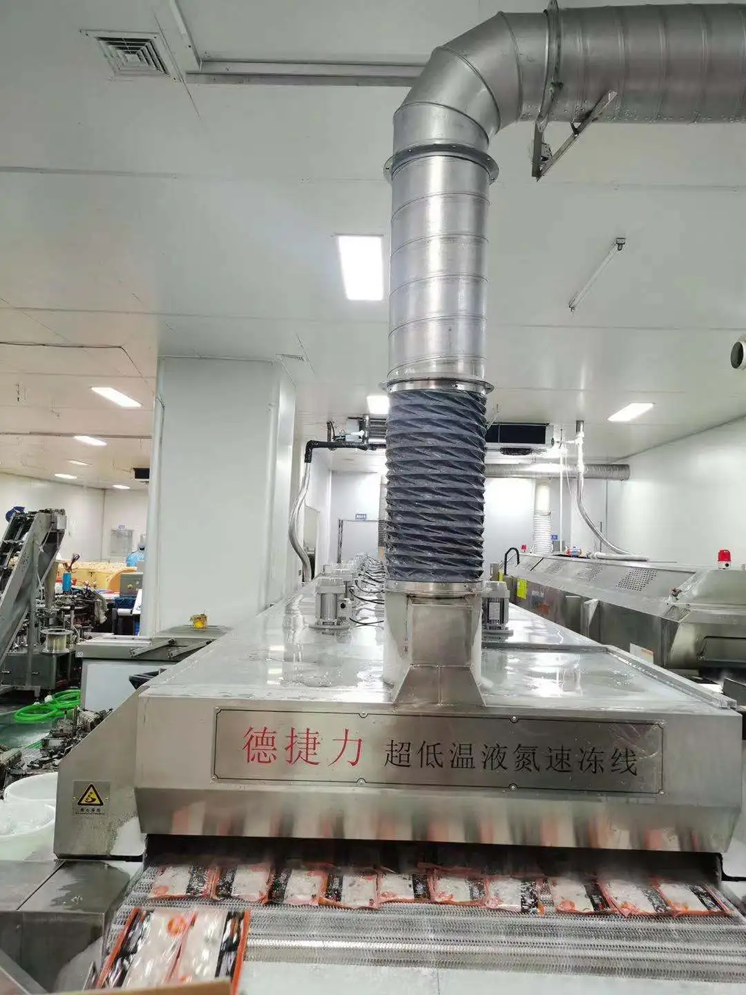 DJL Iqf Tunnel Freezer Tunnel Freezer Machine for Factory Processing Line Customer Favorite Instant Freezer