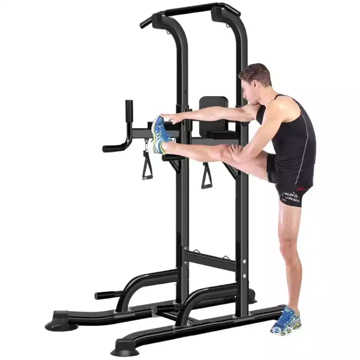 Gym Equipment Home Tool Adjustable Multi-function Strength Fitness Power Tower Pull Up Dip Bar Station details