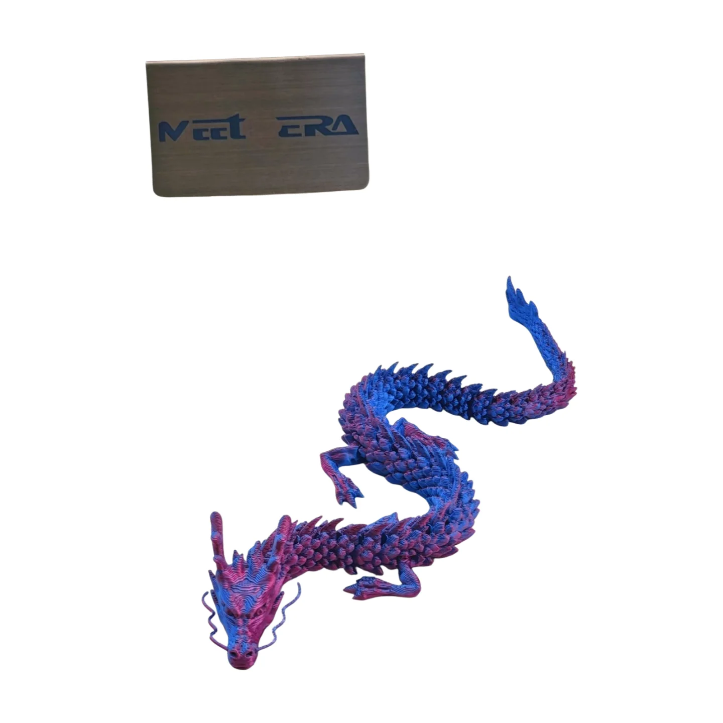 Discounted Bulk Stock of 30cm-120cm Flying Crystal Dragon PLA 3D Printed CNC Machined Stainless Steel Flying Dragon