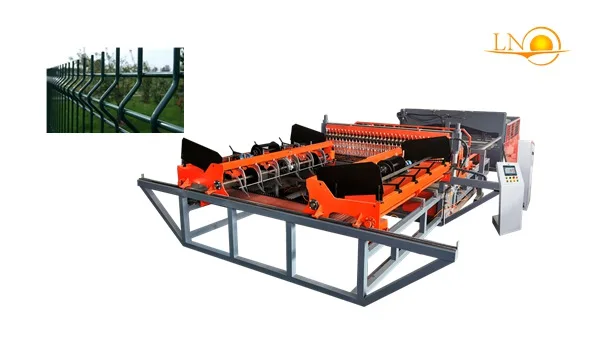 Hebei Sade Factory's Automatic 3D Reinforced Fence Mesh Welding Machine Featuring Core Motor & Gear Components PLC Integration