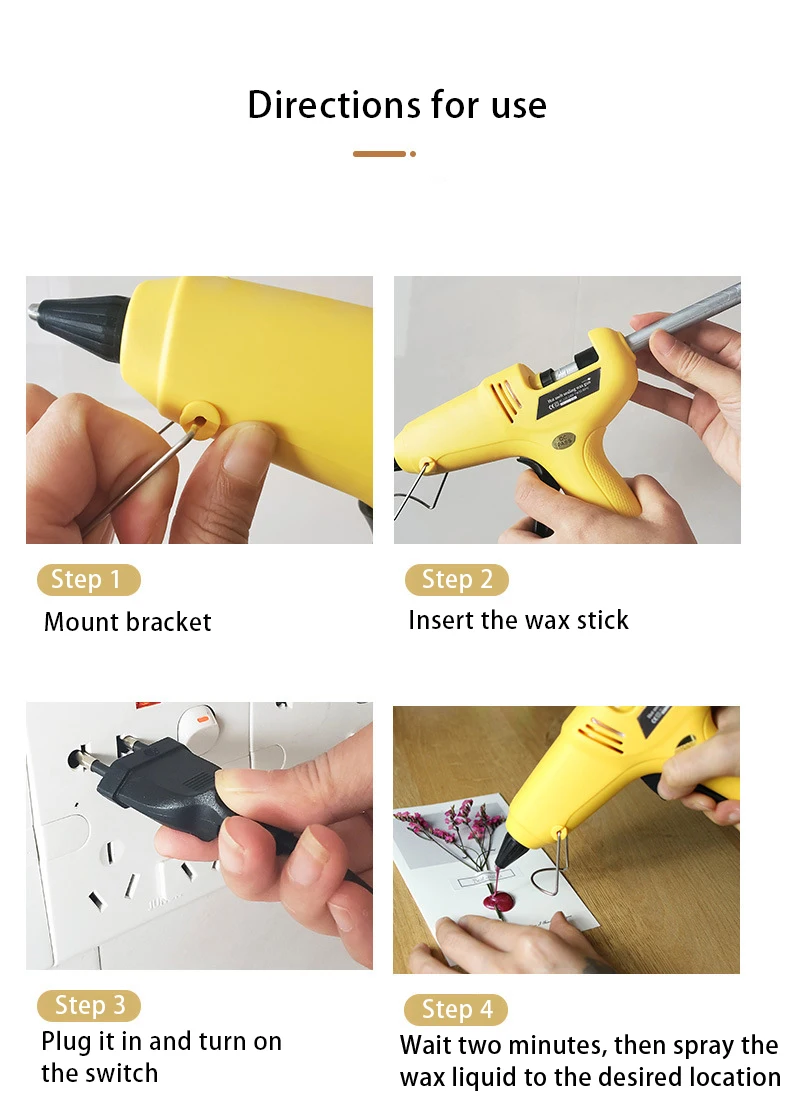 cheap hot glue guns with wax