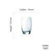 G1691 Salto boule transparente 350ml