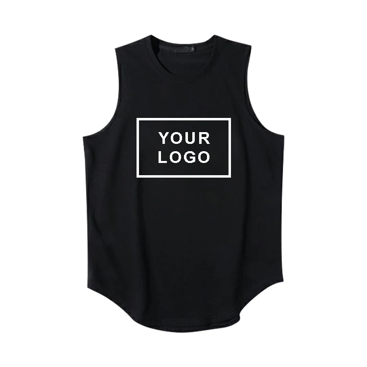 Tank Top Manufacturer Summer Custom Logo Screen Printing 100 Cotton