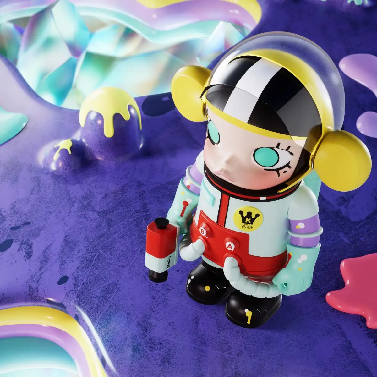 Hot Sale 100% Original Mart Mega Collection 1000% Space Molly