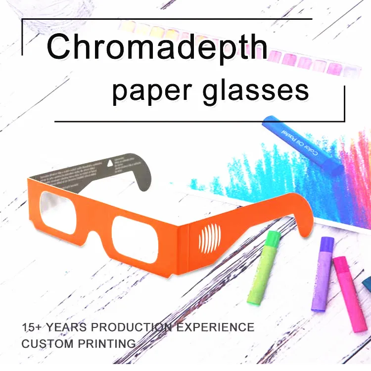 Chromadepth 3D Paper Glasses