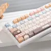 คีย์บอร์ด White-YG102 + คีย์แคป MAO Sea Salt Cat