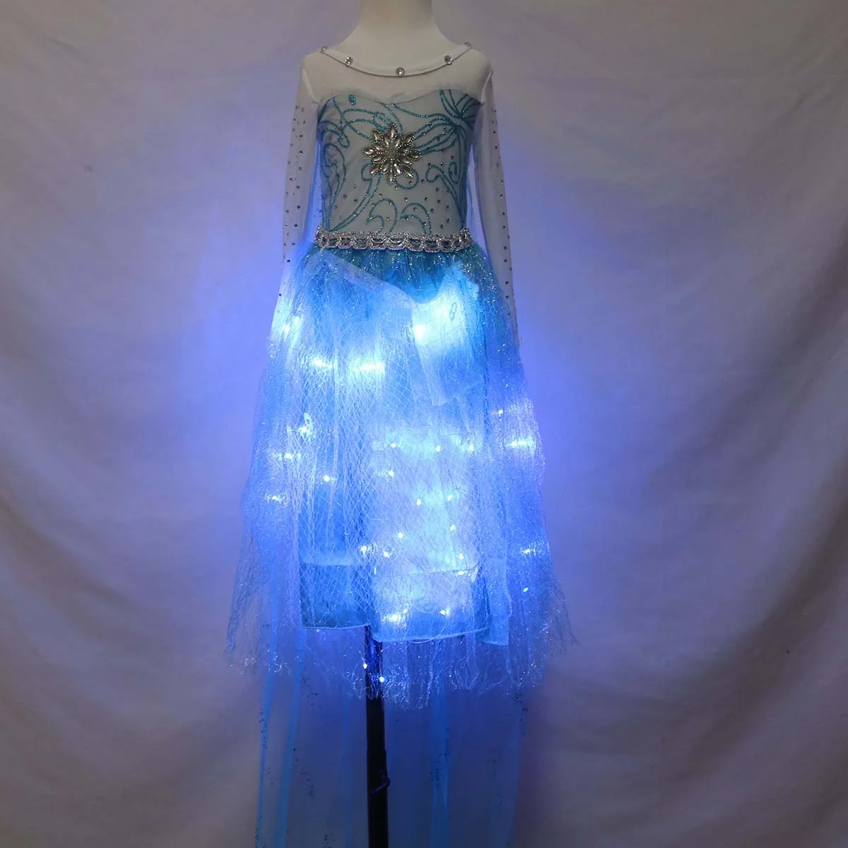 Green Led Princess Dress For Girls - Birthday Party Costumes & Oem Green Led Princess Dress For Girls - Birthday Party Costumes & Oem