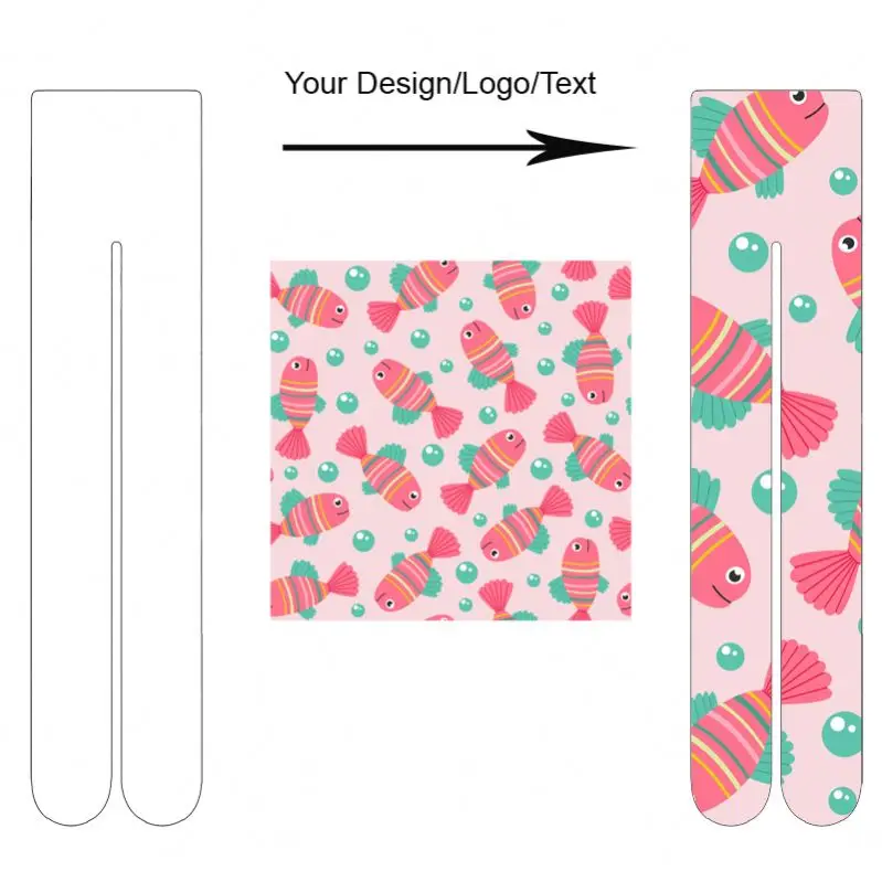 Custom the 2-D World Print Pantyhose With COS Pattern Leggings Lolita Girls Wear Stockings