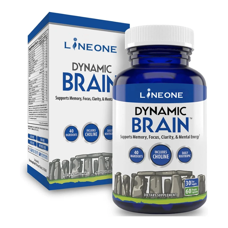 OEM Private Label Nootropics Brain Support Brain Supplement Memory Focus Formulated with 40 Unique Nootropic Ingredients Choline