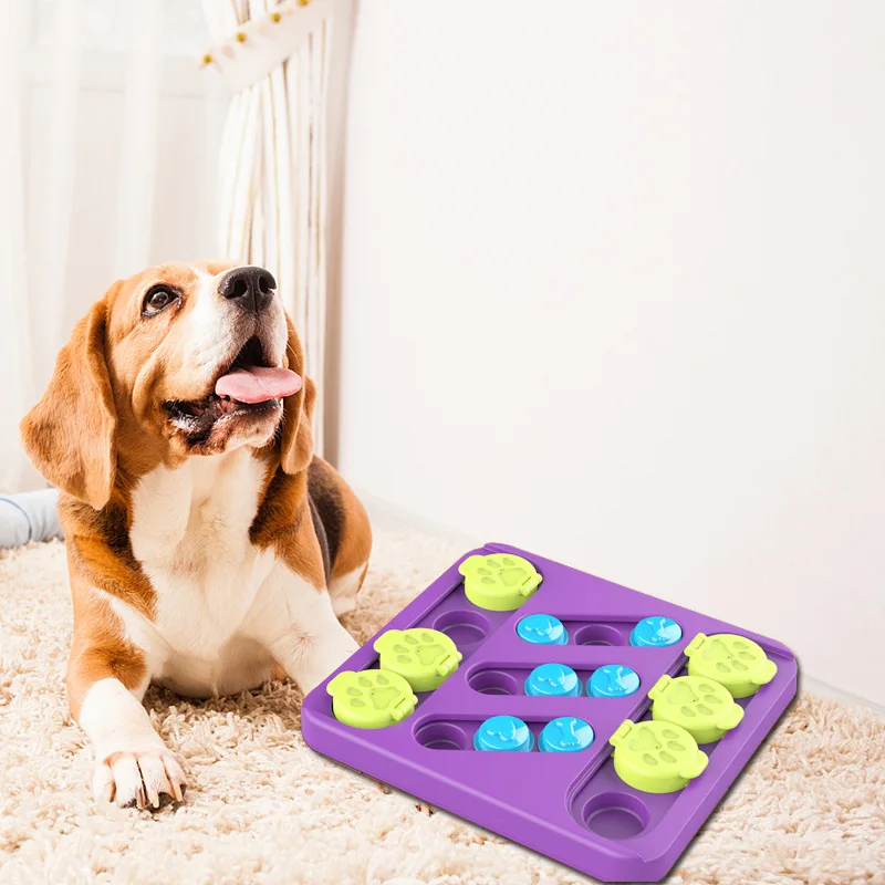 Dog Puzzle Feeding Toy Treasure Hunting Puppy Interactive Toy Turntable