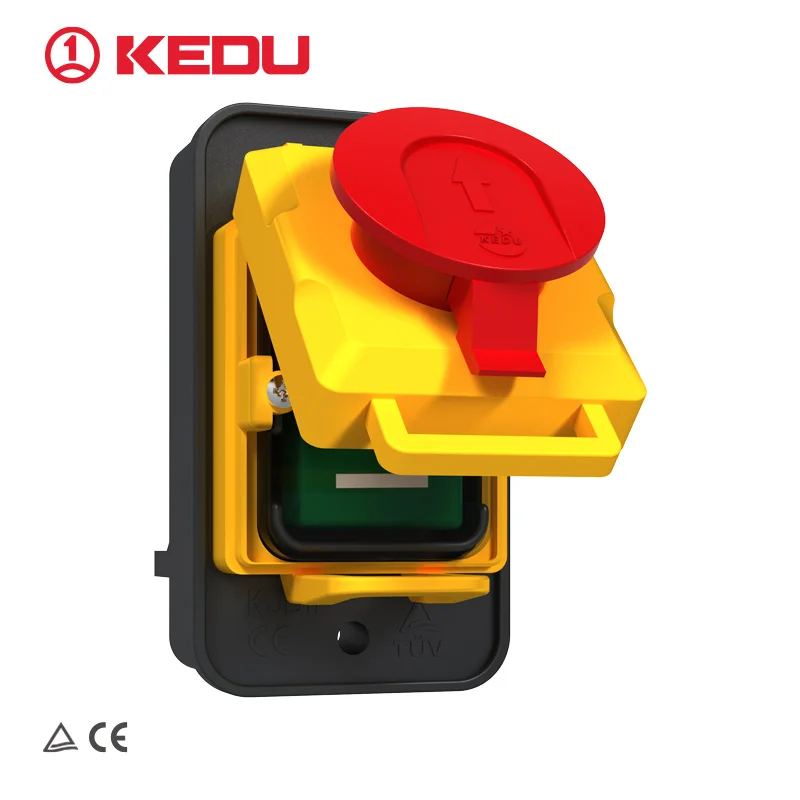 CK-5 250V 4 Pins Industrial Electromagnetic Emergency Stop Pushbutton Switches e CK-5 250V 4 Pins Industrial Electromagnetic Emergency Stop Pushbutton Switches e