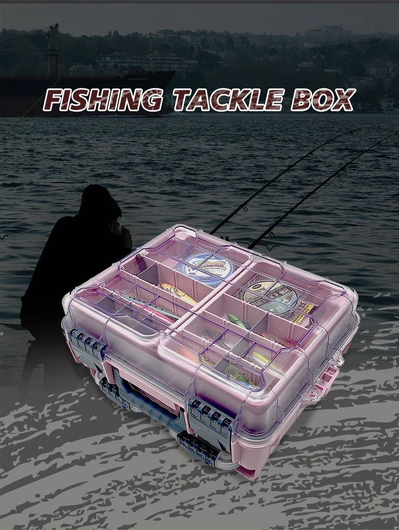 2024 New Design Fishing Box Patented Design Waterproof Large Capacity 