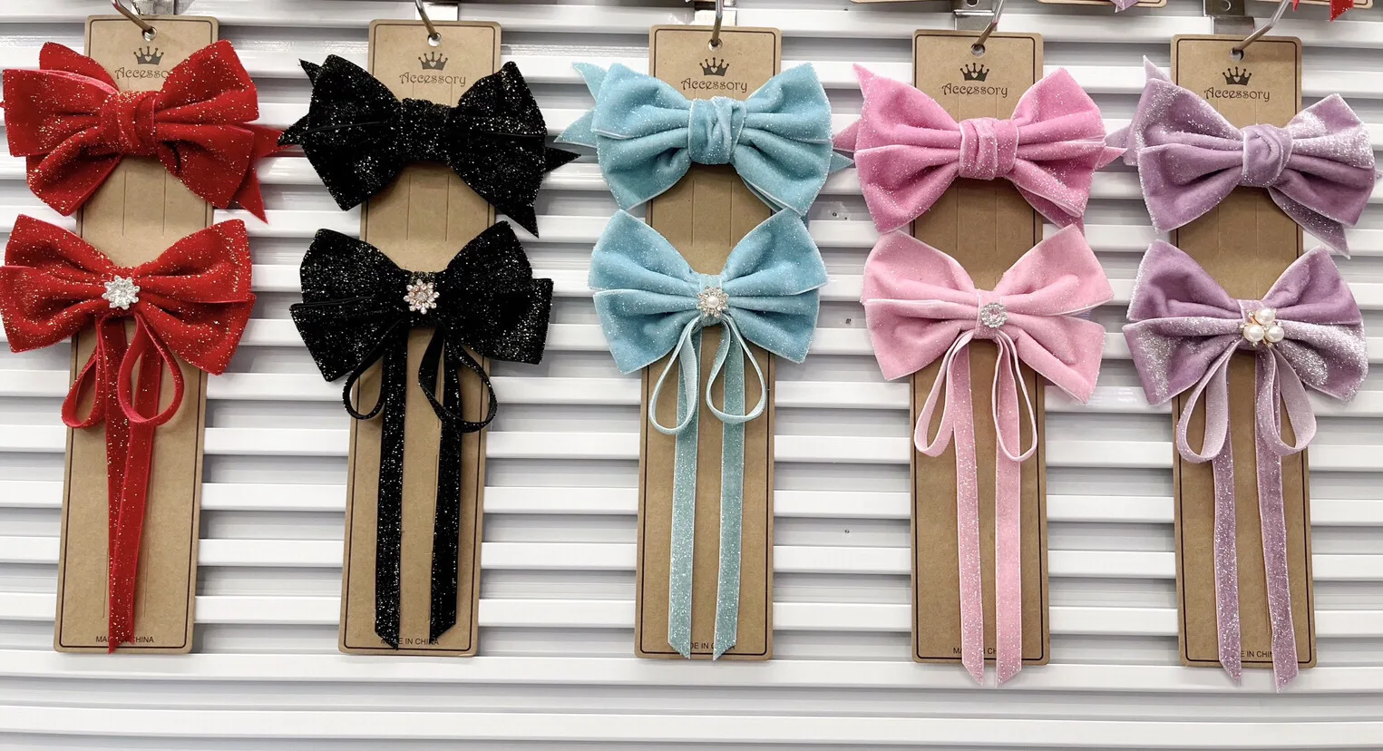 Flocking Velvet Ribbon Glitter Star Dot Velvet Flocking Ribbon New Year Wedding Decoration ...