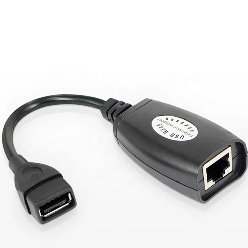 EBORM USB Extension Adapter New USB UTP Extender Adapter Over Single RJ45 Ethernet CAT5E 6 Cable up to 150ft