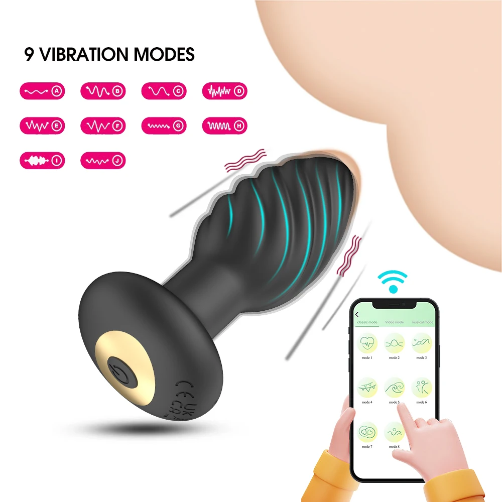 Adult Sex Toys Cone Design Anal Plugs Vibrating Anal Plug Sex Toy Remote  Control Silicone Butt Plug For Man Anal Vibrator - Buy Wireless Anal Plug,  silicone Vibrating Vagina Plug, vibrator 10 Speeds ...