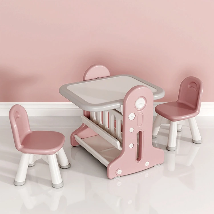 Сборная домашняя мебель для малышей пластиковый детский стол и мольберт настольные столы детский стол для чтения пластиковый детский стол и