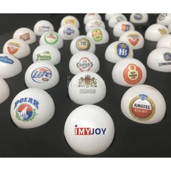 Оптовая продажа разноцветные мячи для пинг-понга с принтом на