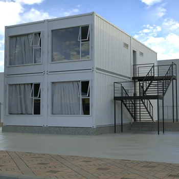 Factory Direct Supply Modular House Australia Tiny Home Prefab Steel 2 Bedroom Expandable Container House Prefabricated 40ft