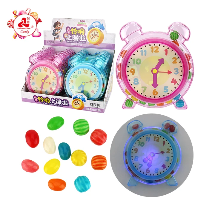 Clock toy candy