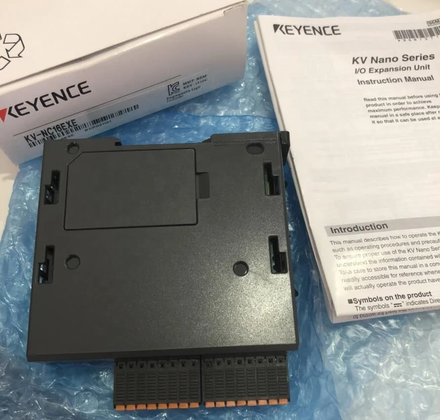 KEYENCE KV-NC16EX PLC 16 Points 24/5 VDC Switchable for Winding