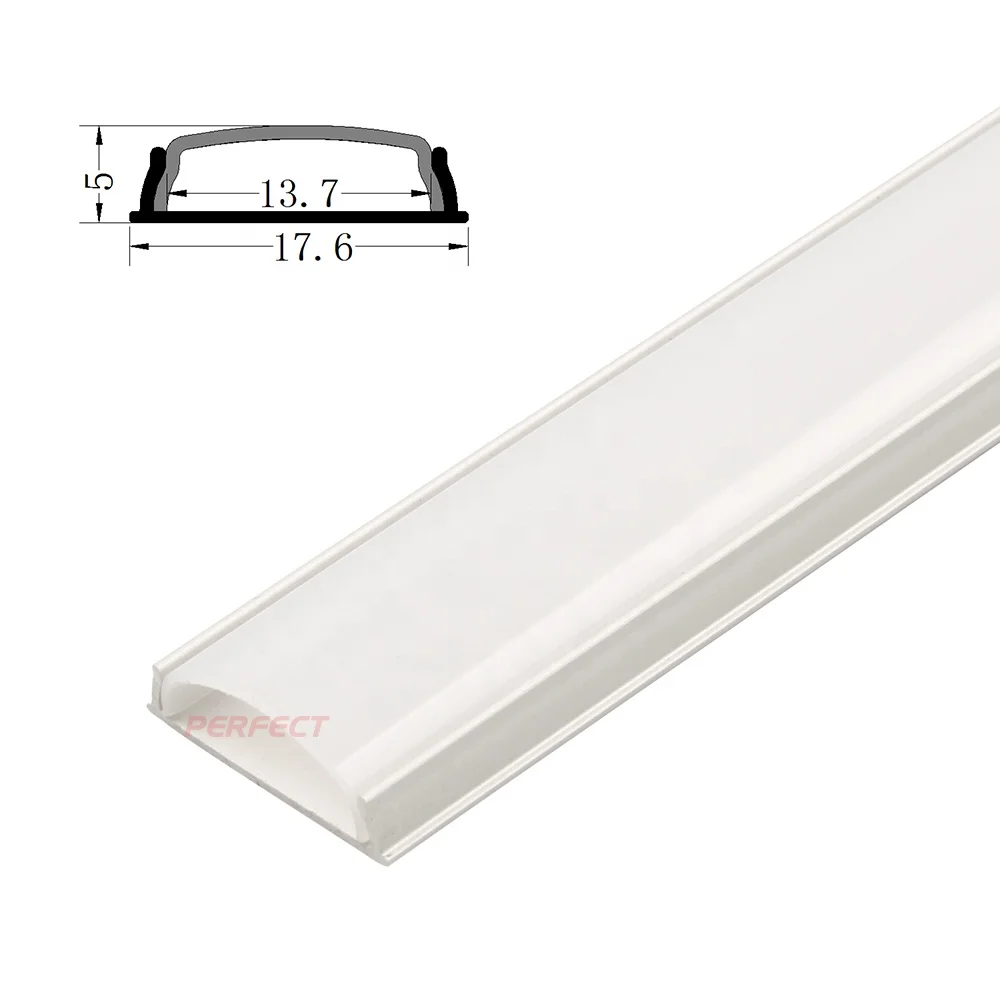 Bendable Led Aluminum Profile for Thin 18*6mm Led Strip Recessed Aluminum Channel for Flexible Led Profile Bendable