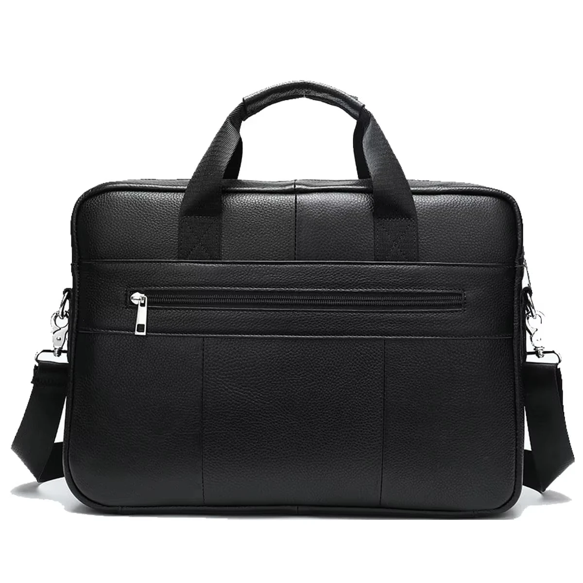 Laudtec Sac à dos en cuir pour homme Sac à main simple Couleur pure Luxe élégante Sac à dos Dnb47