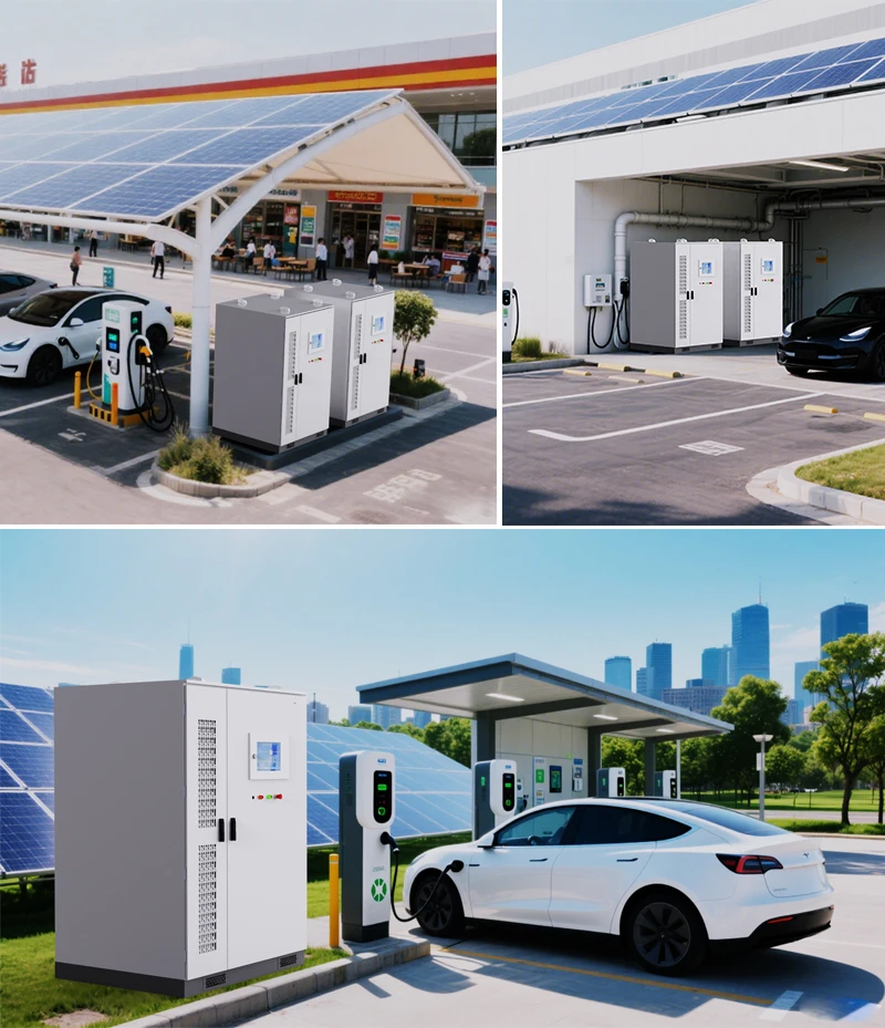 product cts integrated solar ev charging station solutions dc solar ev charger with lifepo4 battery system and pv panels-22