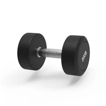 Factory wholesale of high-grade electroplated handles rubber coated cast iron dumbbells