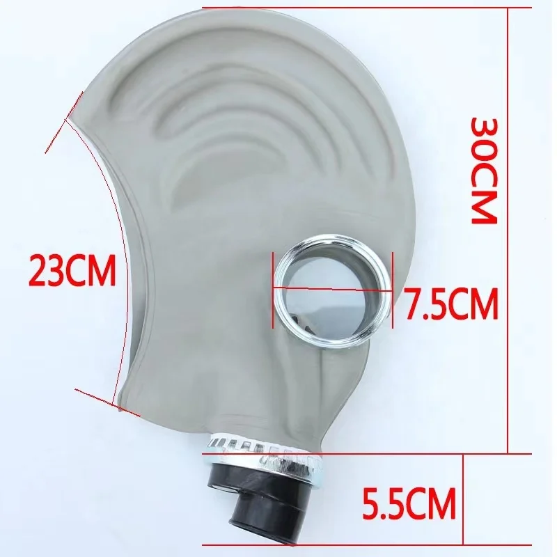 Hot Selling GP-5 Full Face Gas Mask Nuclear Radiation Survival Respirator 40 mm Connector Silicone Mask