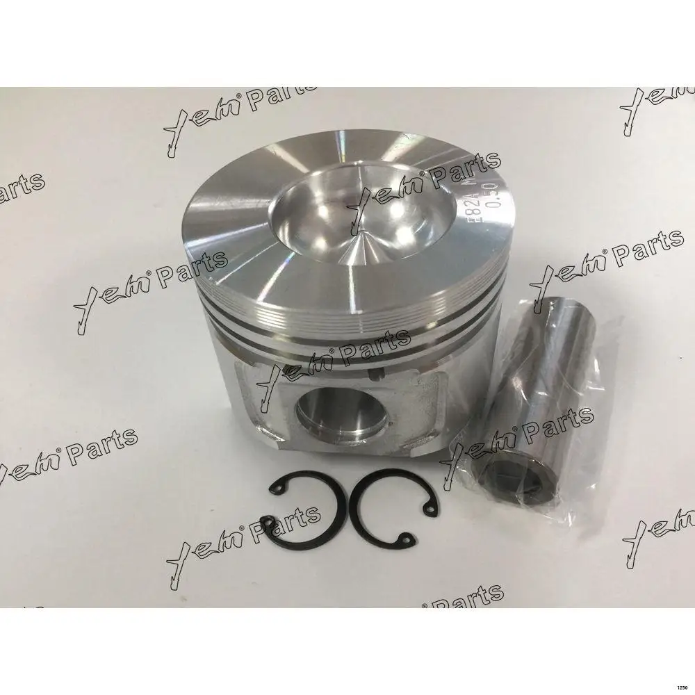 Taiwan Brand New Aftermarket Engine Piston Kit With Pin CIR-CLIP For Yanmar 3TNV82A Spare Parts Construction Machinery Parts