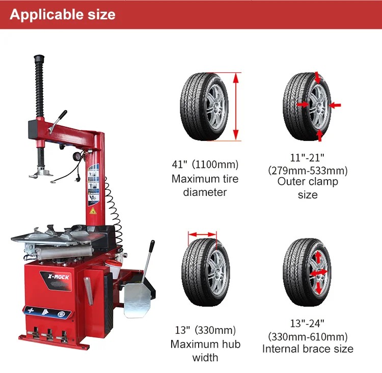 Best Price China Manufacturer Cheap Tyre Changing Machine Semi