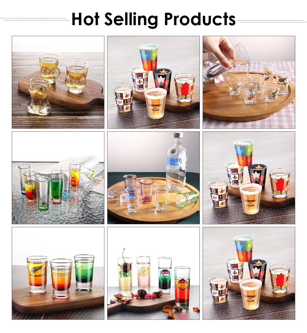 Transparent Wholesale High Quality Shot Glass Competitive Price Cawa