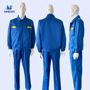 Professional Uniforms Workwear Polo Technician Workwear Clothing Two Piece Workwear Overalls Blue Wear Workwear