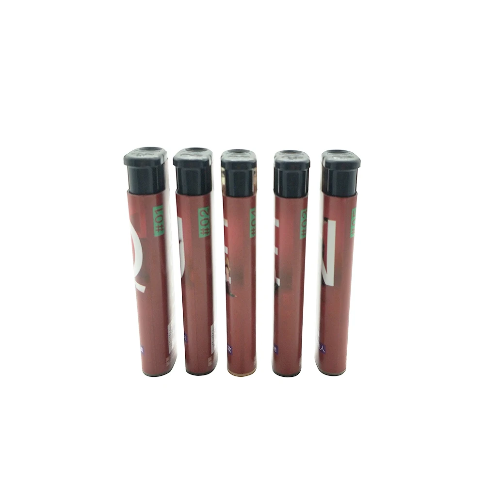 HP-883 Dark Red Disposable Cigarette Girl Creative Lighter Smoking Set