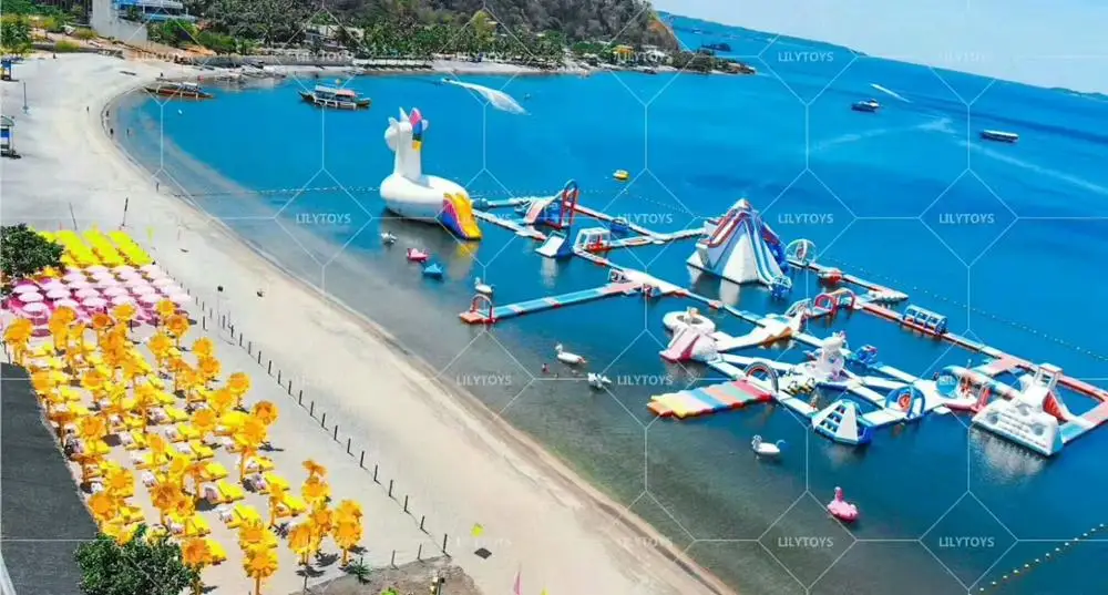 Выгодное популярное Надувное препятствие, спортивный плавающий аквапарк для озера и моря