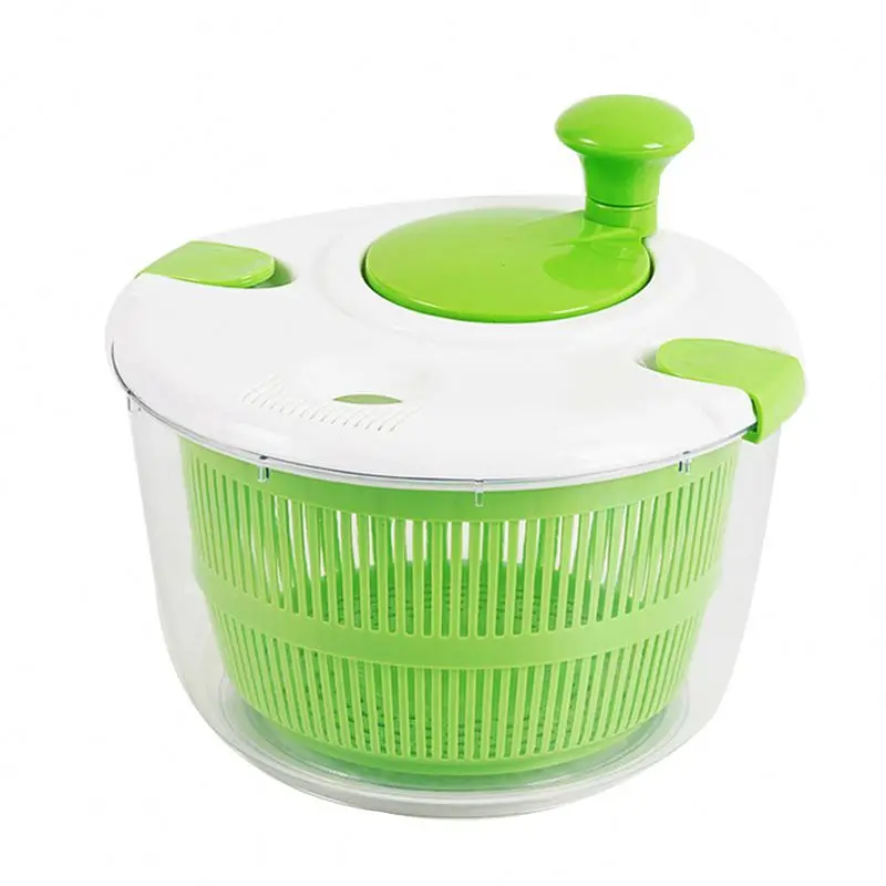 Быстросливная корзина для овощей Сушилка слива салата и Спиннер домашней кухни