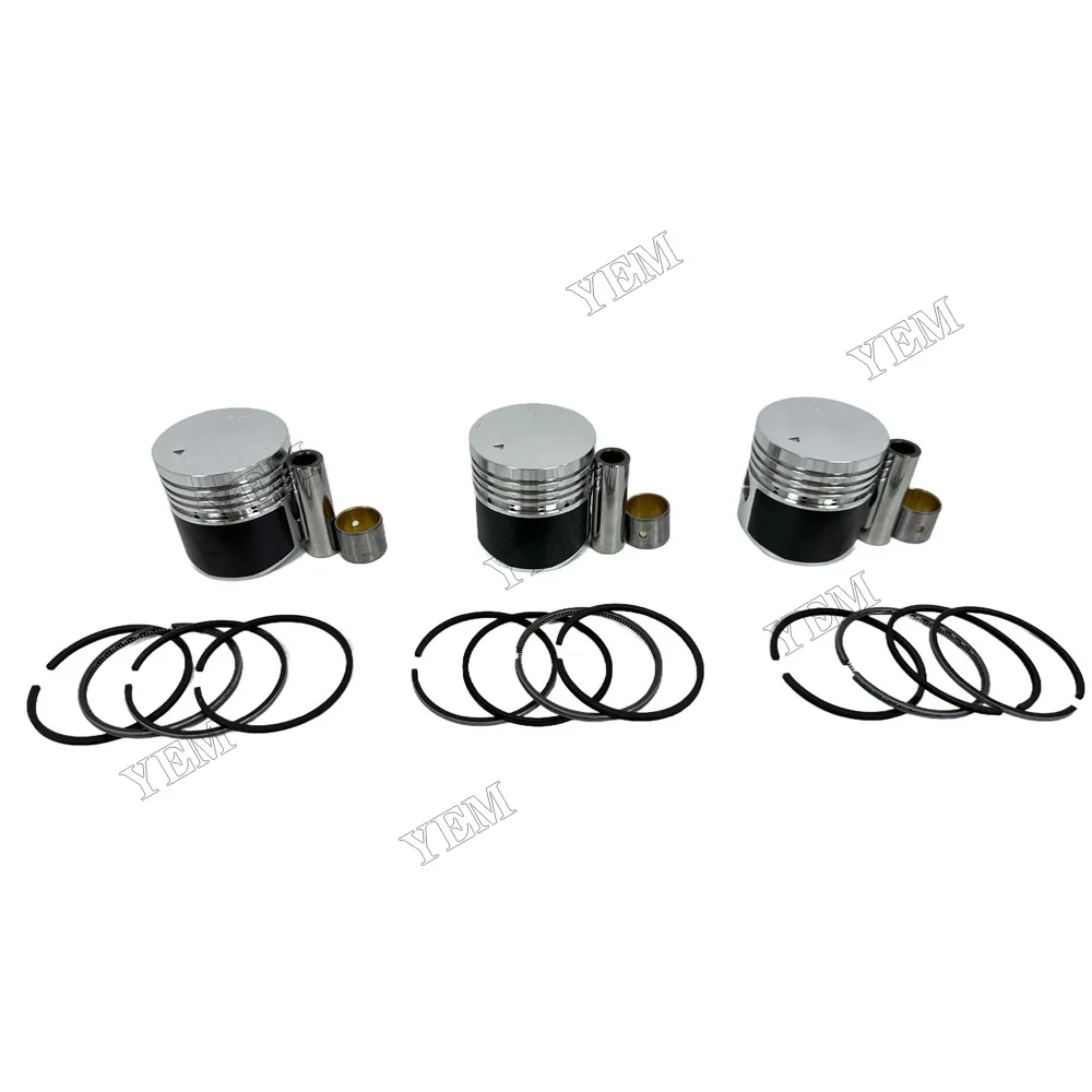 Piston Kit Fit for Mitsubishi K3B Engine 3