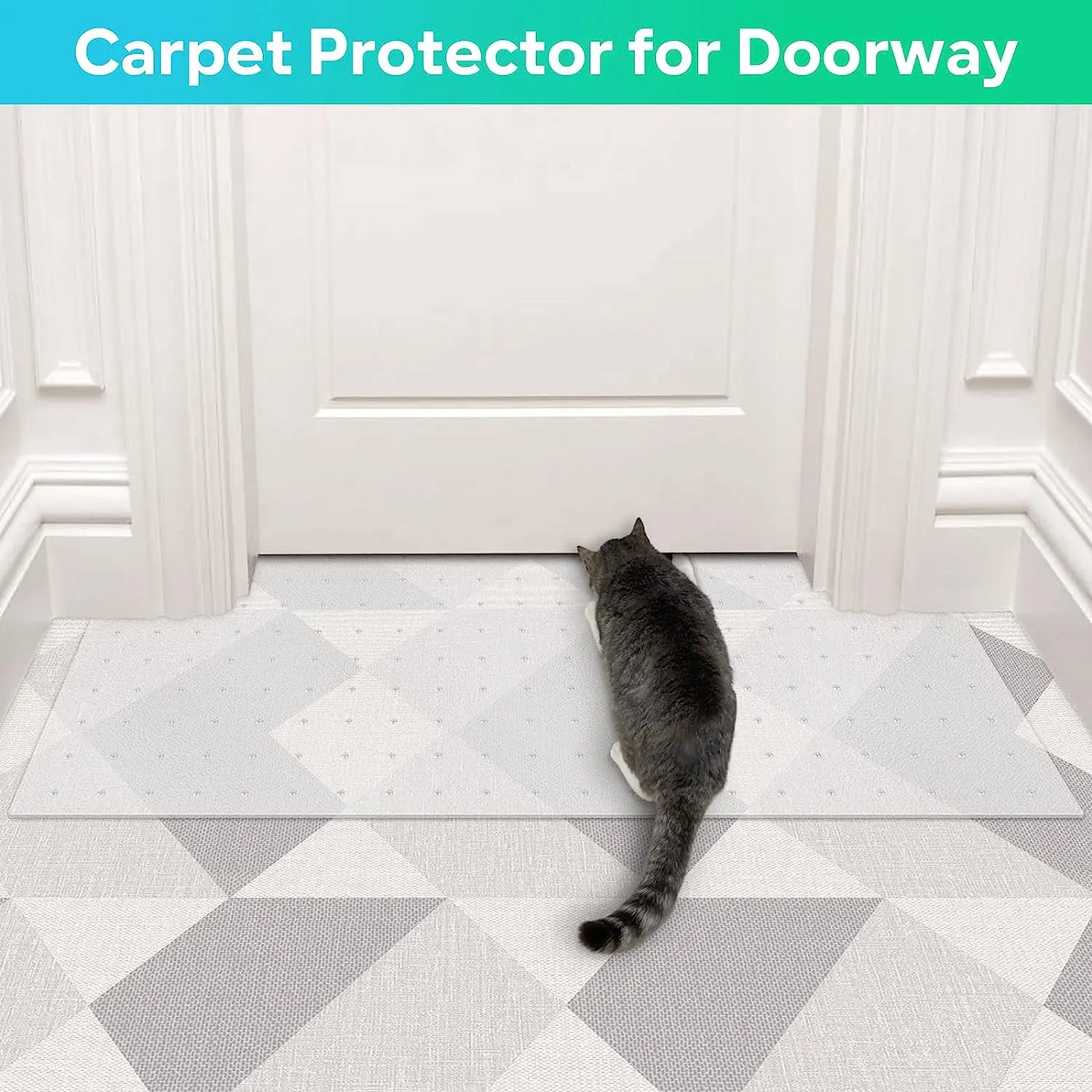 Plastic Mat Cat Carpet Protector Floor Roll Clear PVC Mat
