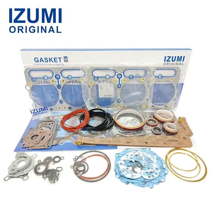 Bộ phận diesel CHÍNH HÃNG IZUMI – Bộ phận N14 cho động cơ Cummins: Bộ gioăng nắp xi-lanh dưới, bộ gioăng đáy 4025069, 3803376, 3803613