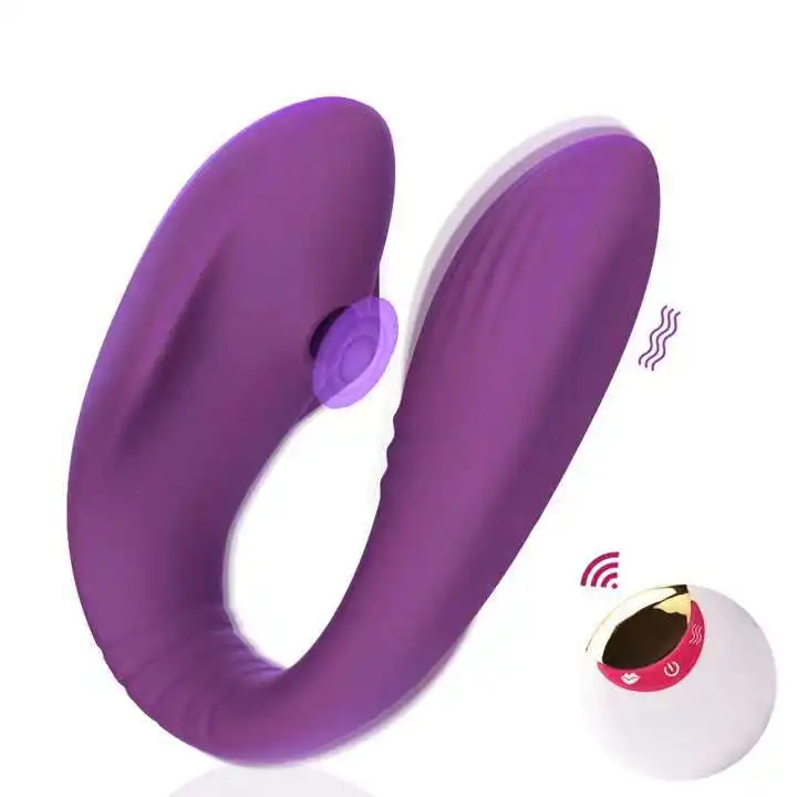 Hot Sales Wireless Remote Control U Shape Wearable Vibrating Sex Dildo Egg Vibrator Clitoral Sucking Couple Vibrator Sex Toy