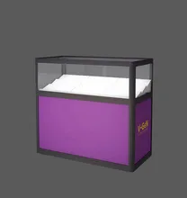 Foldable display showcase case,portable glass display cabinet for exhibition show