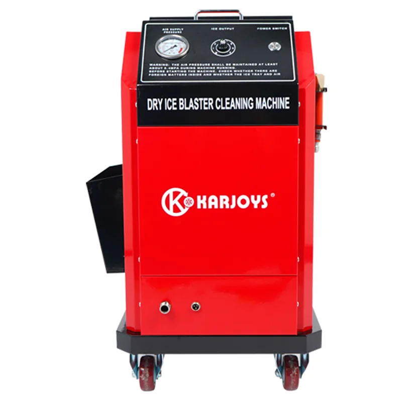 New Blasting Dry Ice Cleaner Machine Effective for Rust Removal Degreasing Featuring Essential Engine Bearing Gearbox Components