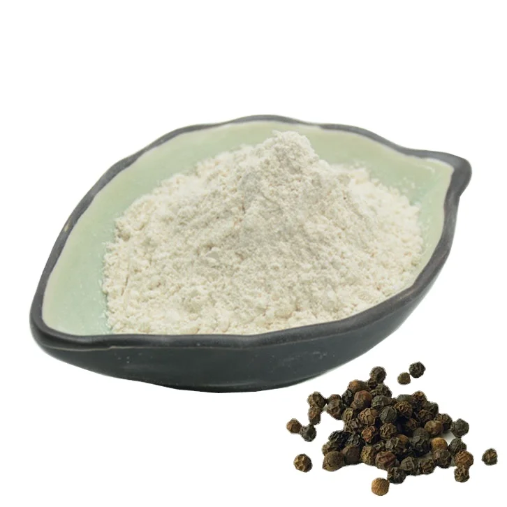 Water Soluble Bioperine Black Pepper Extract Light Yellow Piperine 95% Black Pepper Extract Powder